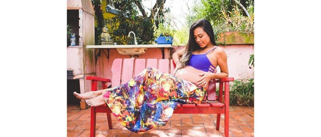 Sabrina Kanai conta os segundos para a chegada de Eva