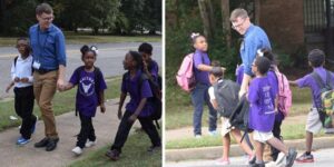 Professor leva alunos para casa 4