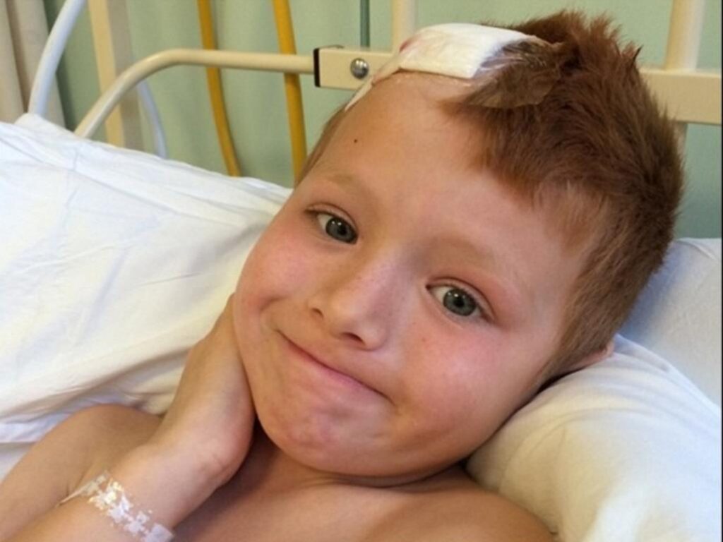 George McIntosh com a mãe