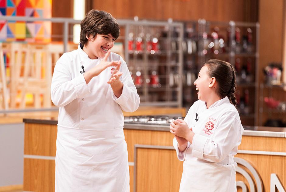 Os dois concorrentes estavam muito ansiosos! Foto: divulgação Band