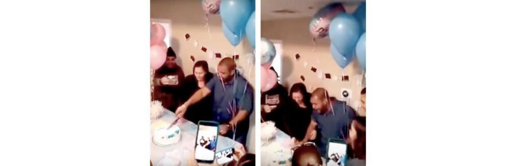 Pai desmaia ao saber que terá um menino