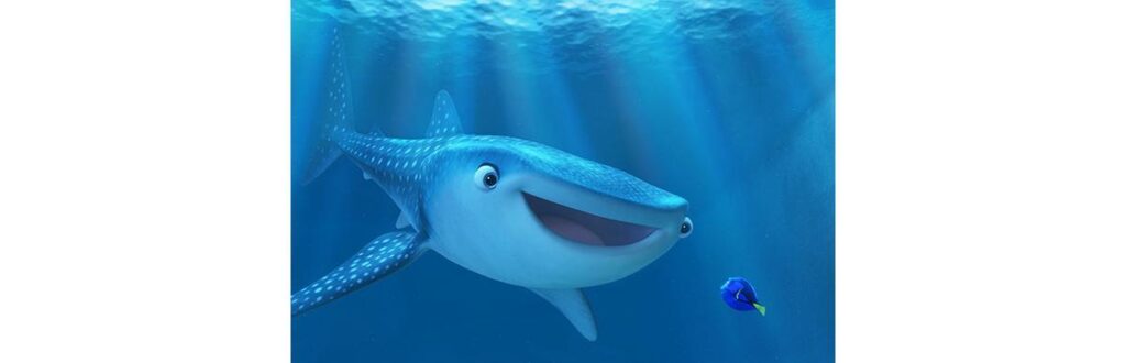 Dory agora tem uma amiga para conversar em “baleiês”