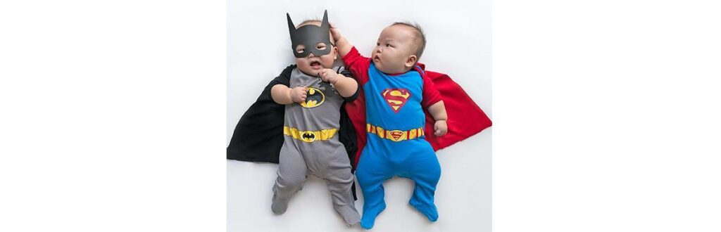 Com tanta fofura, como escolher entre #TeamBatman e #TeamSuperman?