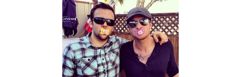 Kyle Partin é um dos pais que entraram na brincadeira