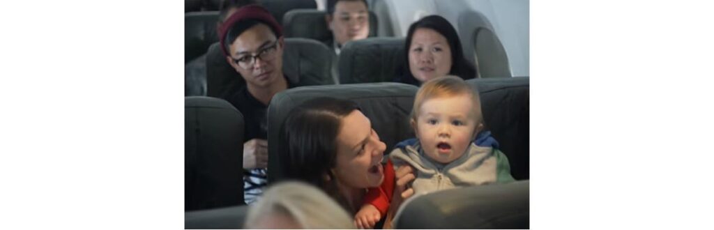 Companhia área deu desconto para passageiros quando bebê chorava em voo