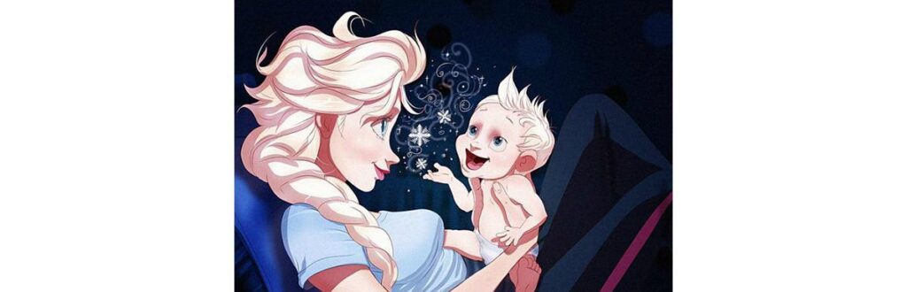 Aurora foi ilustrada dando à luz (Ilustração: Isaiah Stephens)