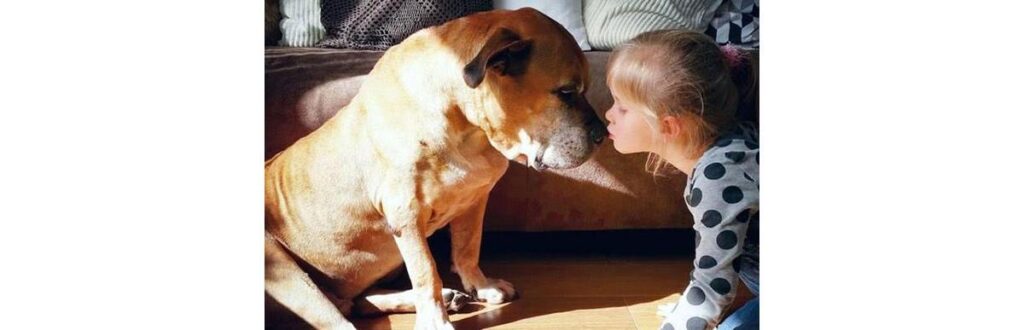 Lynn e seu cão Jaden