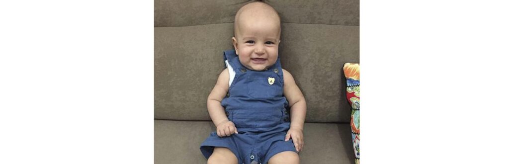 Roberto, filho de Raquel e Robert, 5 meses