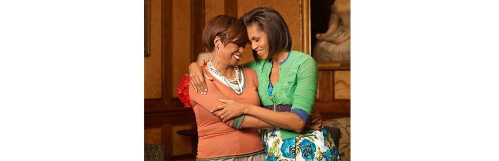 A ex-primeira-dama homenageia sua mãe