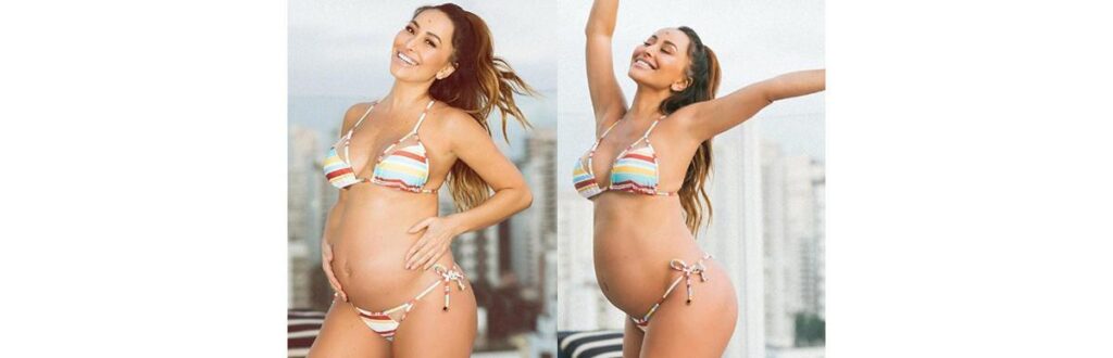 A apresentadora está chegando aos 8 meses de gestação