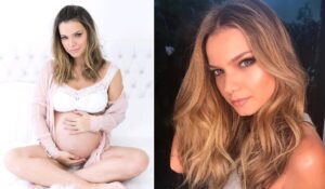 Filho recém-nascido de Milena Toscano sai em foto sorrindo