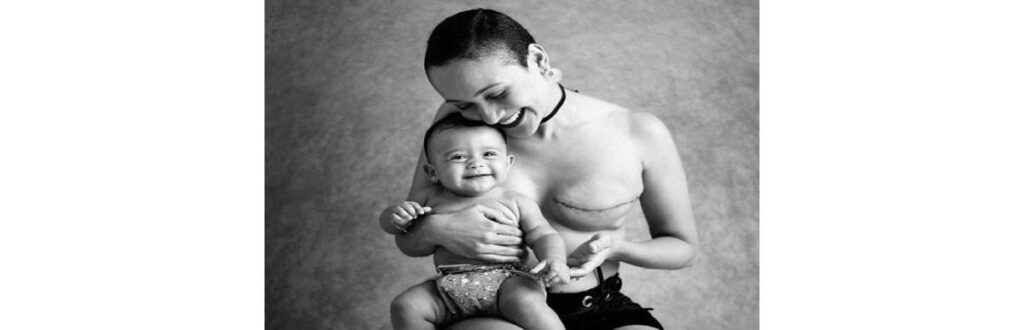 Mãe lutou contra o câncer durante a gestação