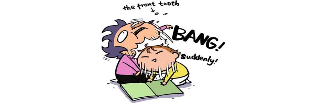 Mãe ilustra como uma criança de 2 anos pode te machucar