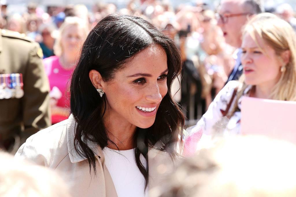 Meghan Markle está esperando o seu primeiro filho com príncipe Harry.