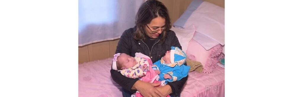 Asaph e Ana Vitória nasceram prematuramente por meio de uma cesárea
