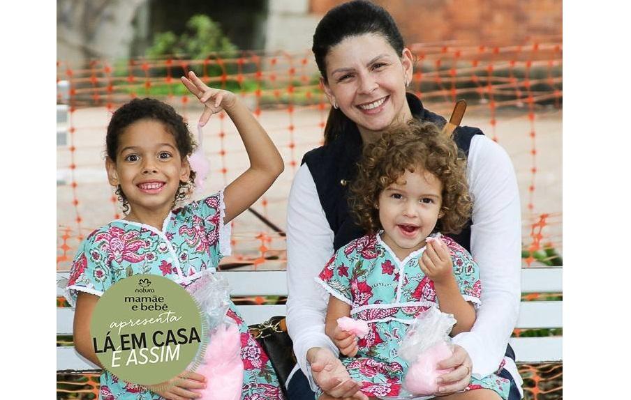 Tais Castro é mãe de Maitê e Maísa