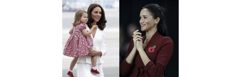 A duquesa de Cambridge se emocionou na prova do vestido de daminha de Charlotte