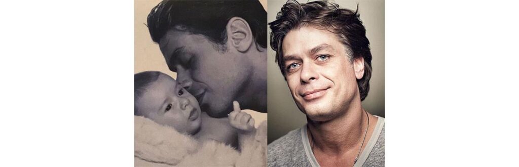 Fábio não costuma postar muitas fotos ao lado do filho