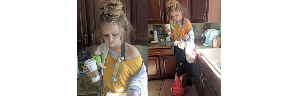 Jillian é a 4º em uma família de 9 crianças