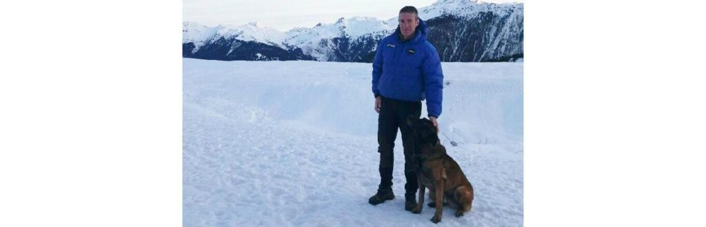 Raphaël C. e seu cachorro Gétro