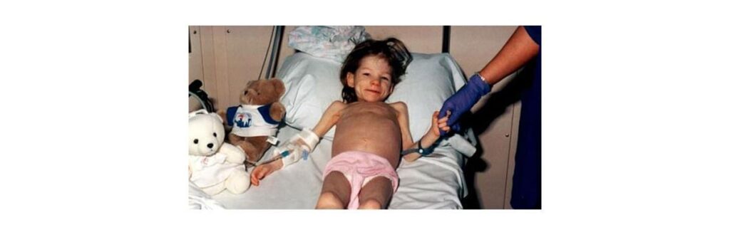 Menina resgatada aos oito anos –