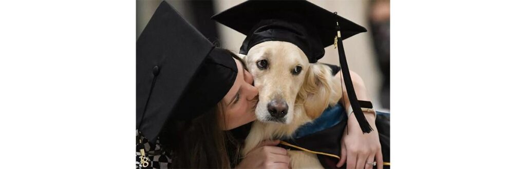 Griffin com sua dona –