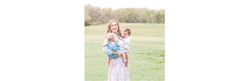 Kate e os filhos Grayson e Hannah