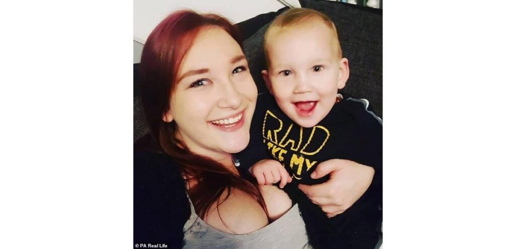 Tracy se distraiu por pouco tempo, porém não conseguiu evitar que o filho se machucasse