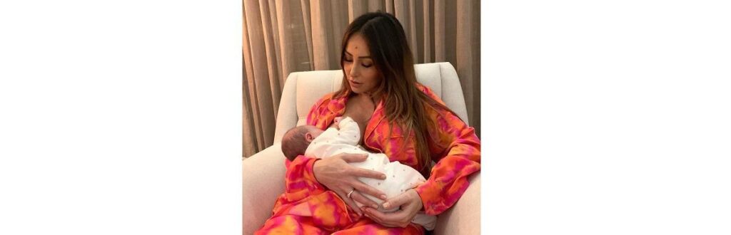 Zoe é a cara do pai!