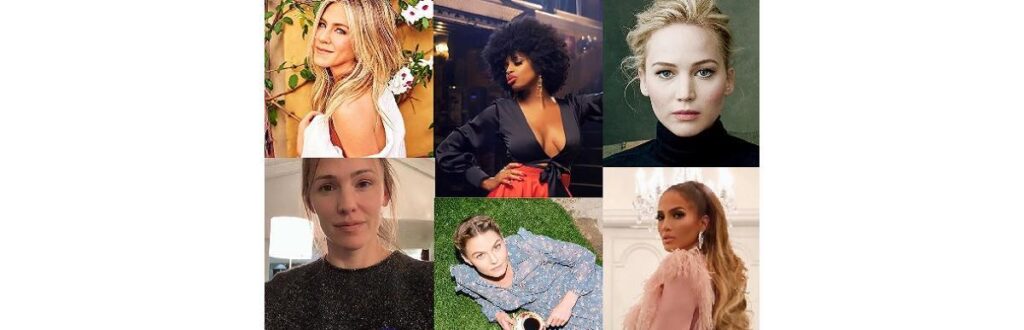 As Jennifers Aniston, Dias, Lawrence, Garner, Morrison e Lopez