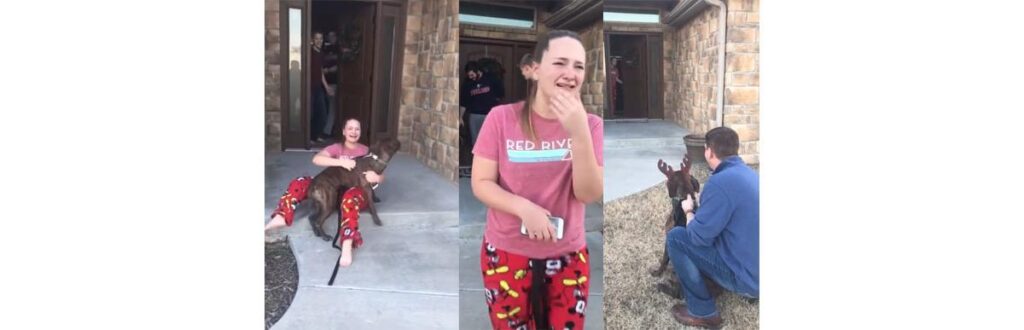 Melhor surpresa que ela poderia receber de Natal