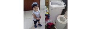 Menino de dois anos morre afogado em máquina de lavar