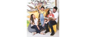 A família Sanchez é: Thiago, Tiemi, Victor, de 9 anos, e Isabella, de 3