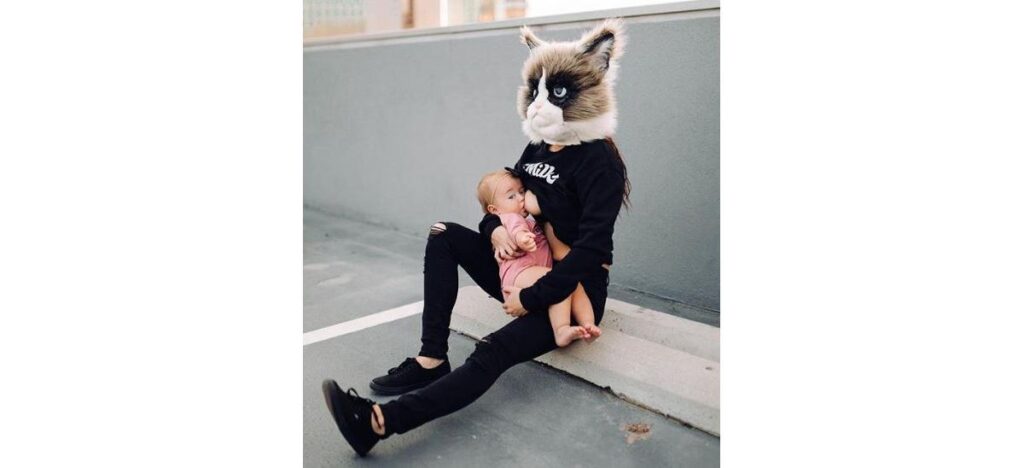 A marca que fez a ação foi a The Little Milk  Bar