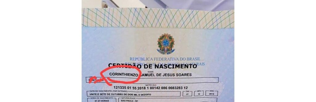 Leandro e o filho Corinthienzo