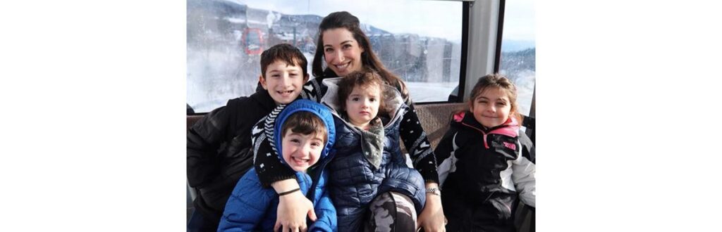 Bryce Gruber tem 4 filhos e está grávida do quinto