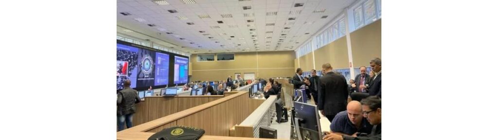 Objetos apreendidos durante operação