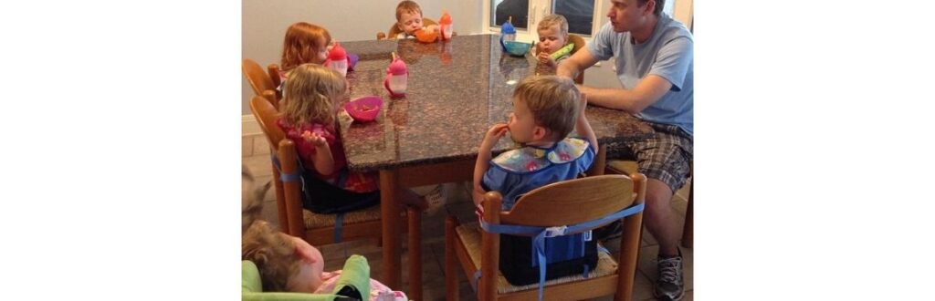 Casal tem seis filhos