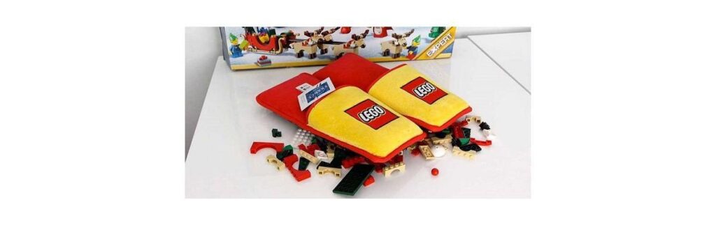 Nova pantufa LEGO