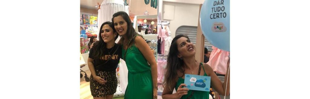 Tatá Werneck durante o evento da Ri Happy Baby