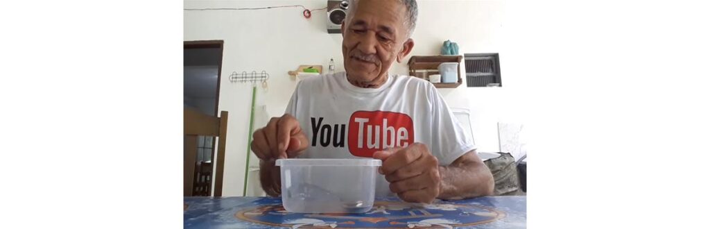 Gravura que estampará o kit do Sr. Nilson