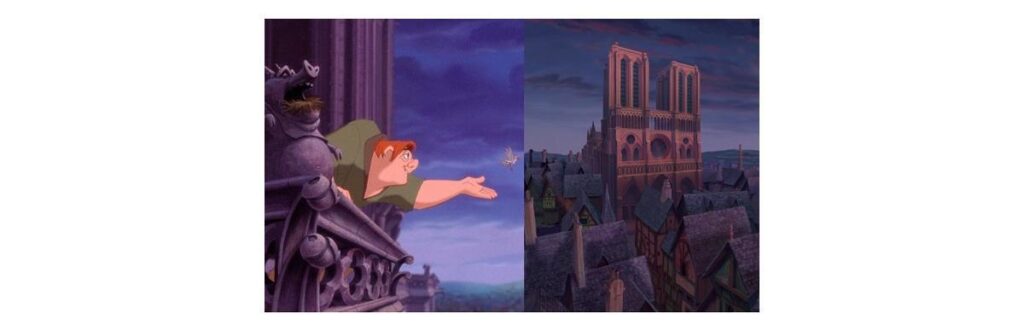 A Catedral de Notre-Dame na Disney