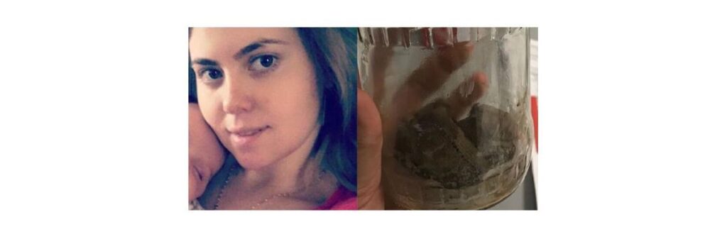 Alexandra e o filho Dominic