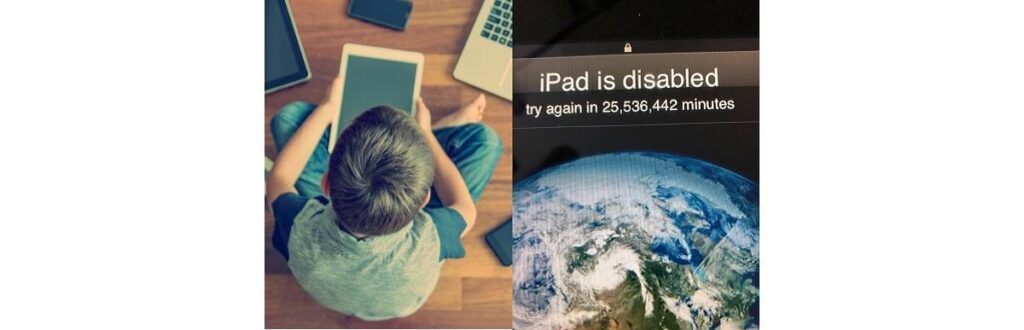 Menino bloqueia tablet por 48 anos