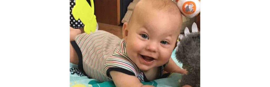 Toby tinha seis meses