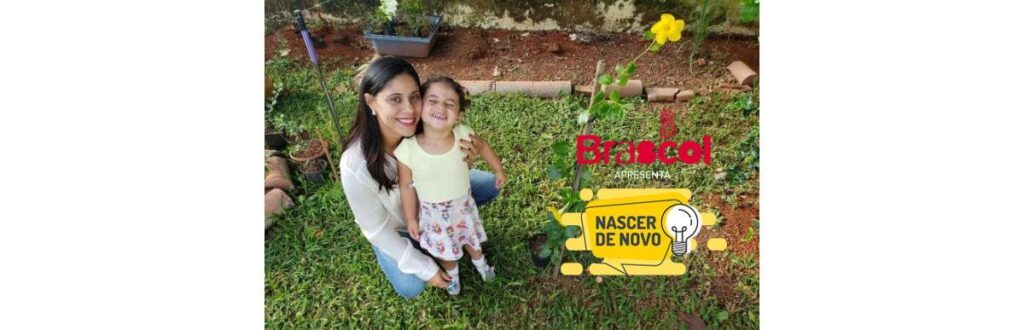 Vivian é mãe da Heloísa, de 2 anos