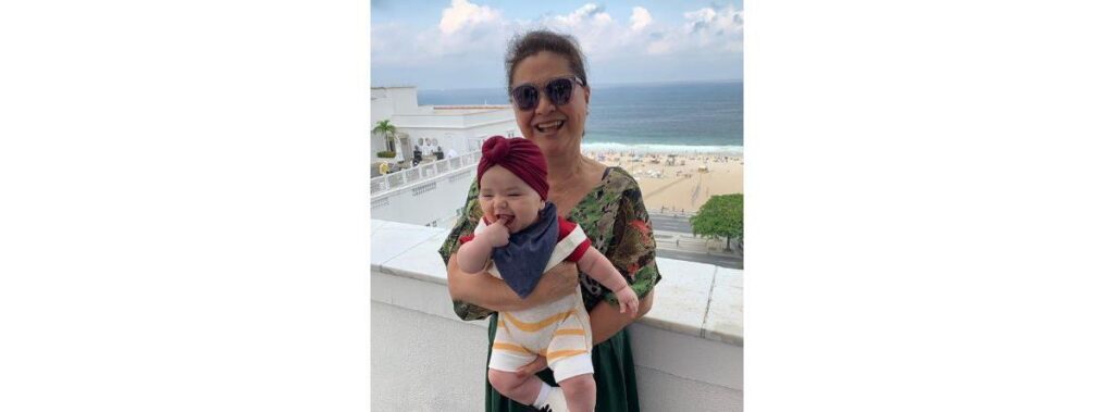 Kika Sato é avó de Zoe