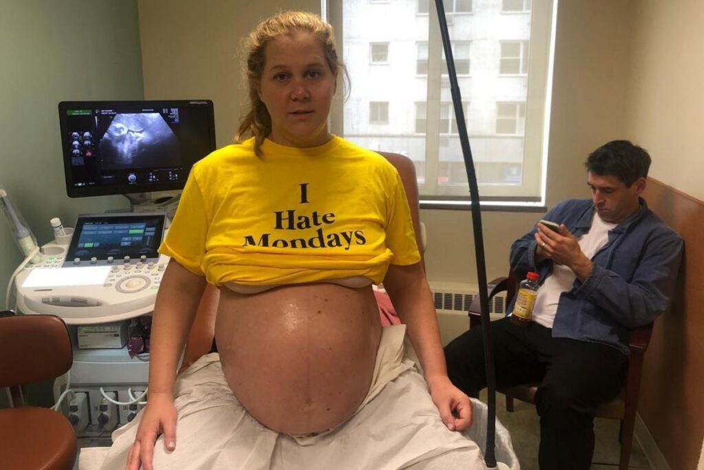 Amy Schumer e recém nascido