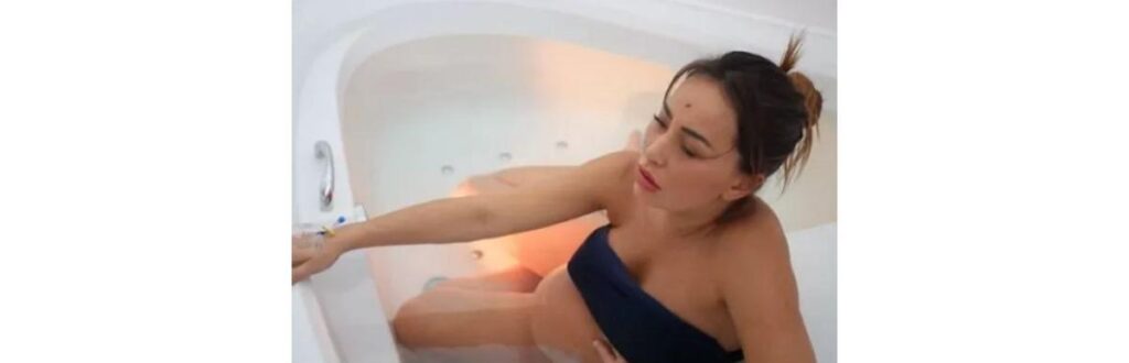 Sabrina e Duda durante o processo de parto da Zoe