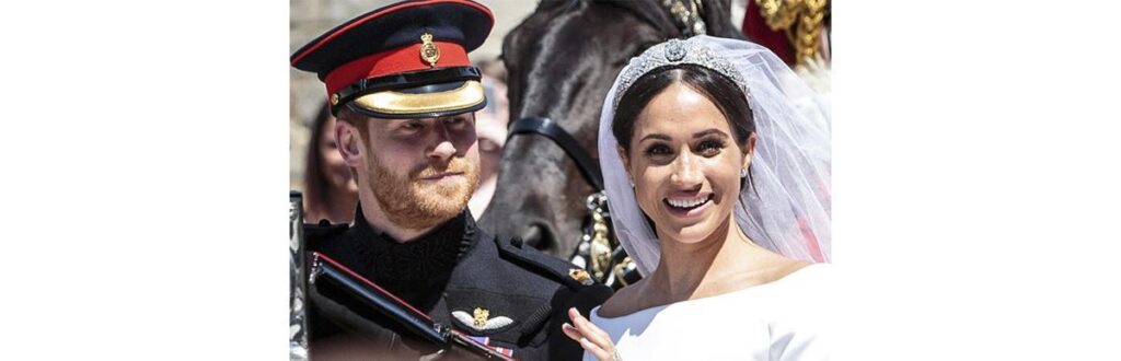 Meghan e Harry estão comemorando um ano de casamento
